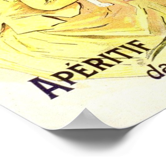 Quinquina Dubonnet Aperitif  Franse ad Poster (Hoek)