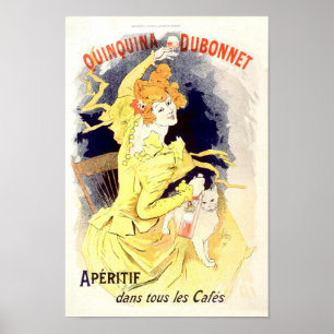 Quinquina Dubonnet Aperitif  Franse ad Poster
