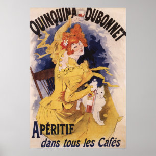 Quinquina Dubonnet Aperitif Promotion Poster