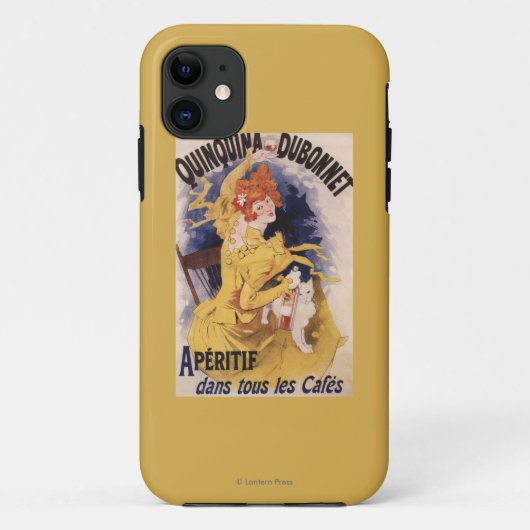 Quinquina Dubonnet Aperitif Promotion Poster Case-Mate iPhone Case (Achterkant)