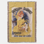 Quinquina Dubonnet Aperitif Promotion Poster Deken (Voorkant Verticaal)