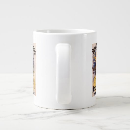 Quinquina Dubonnet Aperitif Promotion Poster Grote Koffiekop (Achterkant)