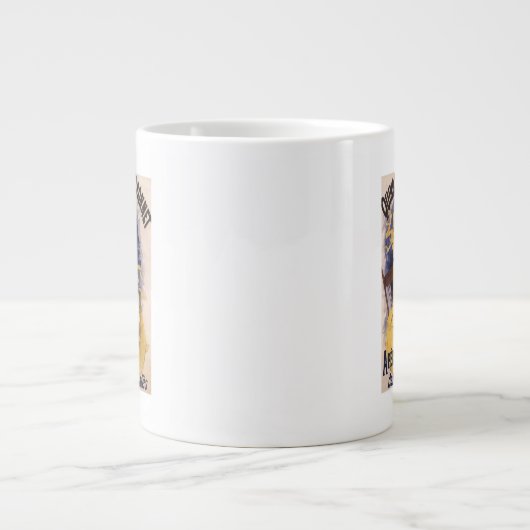 Quinquina Dubonnet Aperitif Promotion Poster Grote Koffiekop (Voorkant)