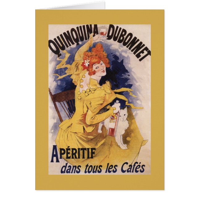 Quinquina Dubonnet Aperitif Promotional Poster (Voorkant)
