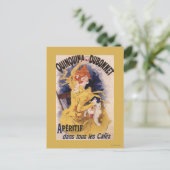 Quinquina Dubonnet Aperitif Promotional Poster Briefkaart (Staand voorkant)