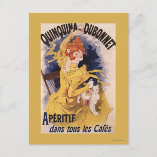 Quinquina Dubonnet Aperitif Promotional Poster Briefkaart