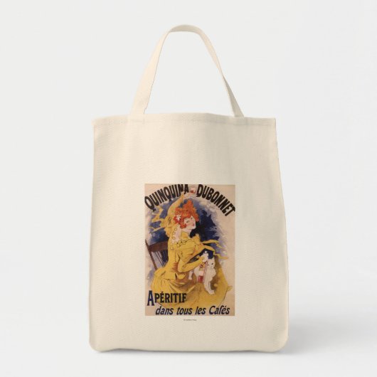 Quinquina Dubonnet Aperitif Promotional Poster Tote Bag (Voorkant)
