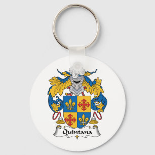 Quintana Family Crest Sleutelhanger