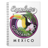 Quintana Roo holbox strand Mexico. Notitieboek (Voorkant)