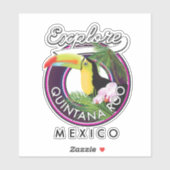 Quintana Roo holbox strand mexico. Sticker (Vel)