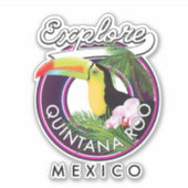 Quintana Roo holbox strand mexico. Sticker (Voorkant)