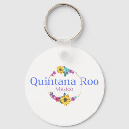 Quintana Roo Mexico Reisbestemming Bruidsmeisje Sleutelhanger