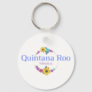 Quintana Roo Mexico Reisbestemming Bruidsmeisje Sleutelhanger