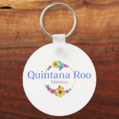 Quintana Roo Mexico Travel Destination Bridesmaid Sleutelhanger (Voorkant)