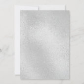 Quintencera Glam Red Dress Bedankkaart (Achterkant)