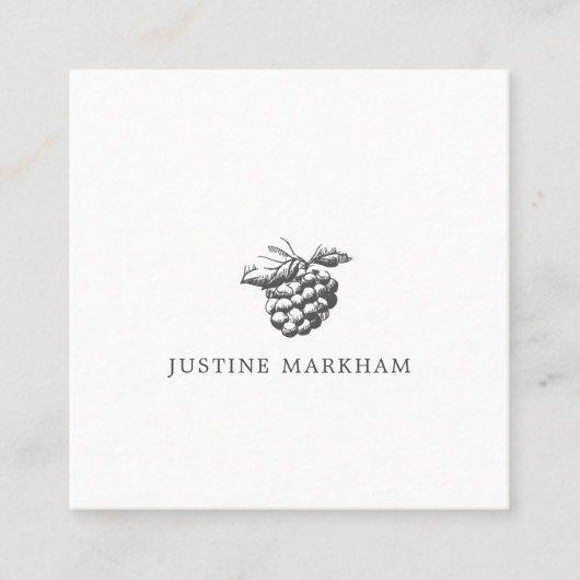 Quintessens Berry Visitekaartje (Voorkant)