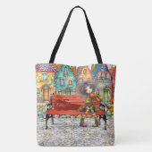Quintessens Quirky Viool - ZIE TERUG! Tote Bag (Achterkant)