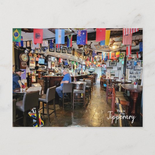 Quintessential Tipperary Pub - Ierland Briefkaart (Voorkant)