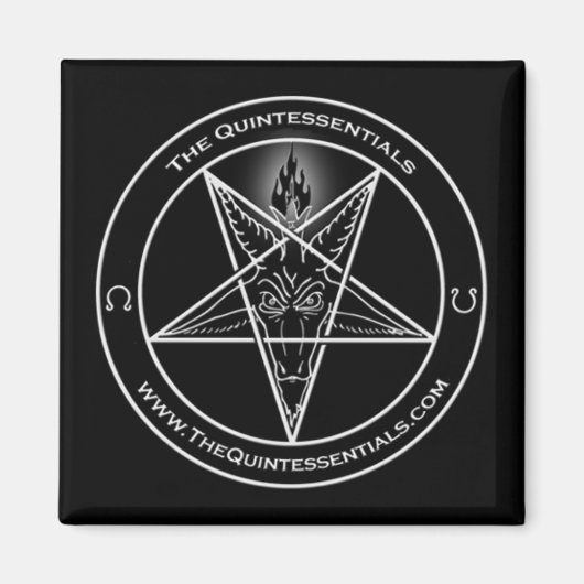 Quintessentials "Baphomet" Logo magneet (Voorkant)