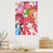 QuintEssentiële quintuplets Poster (Keuken)