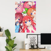QuintEssentiële quintuplets Poster (Thuiskantoor)