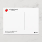 Quintessessentiële Engelse Scene2 Briefkaart (Achterkant)