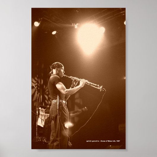 Quintin sepia, quintin gerard w. 1997 poster (Voorkant)