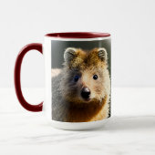 Quintin The Ginger Quokka, Coffee Mok (Links)