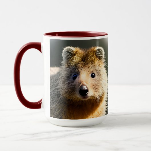 Quintin The Ginger Quokka, Coffee Mok (Links)