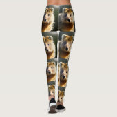 Quintin The Ginger Quokka, Leggings (Achterkant)