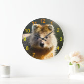 Quintin The Ginger Quokka, Wall Clock Grote Klok (Huis)