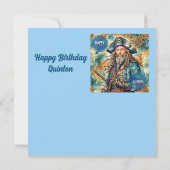 QUINTON ~ Verjaardag Kaart ~ Pirate ~ (Achterkant)