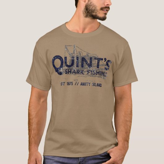 Quint's Haaien Vissen Grappig T-shirt (Voorkant)