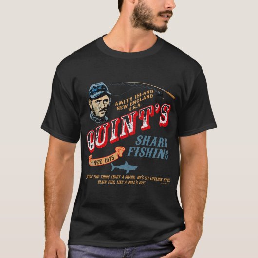 Quint's haaienvishout (Universal Â© UCS LLC) T-shirt (Voorkant)