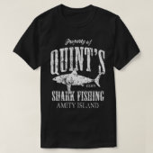 Quints Shark Vist Amity Island Essential T-Shir T-shirt (Design voorkant)