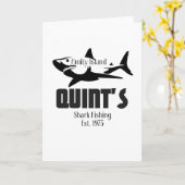 Quint's Shark Vist het eiland Funny Jaws Kaart (Gele Bloem)