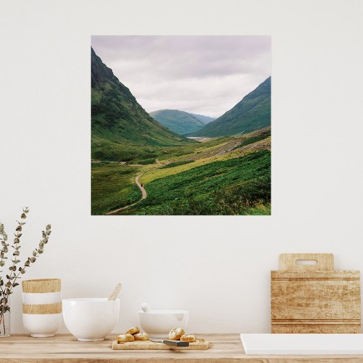 Quiraing, Portree, eiland Skye Poster (Keuken)
