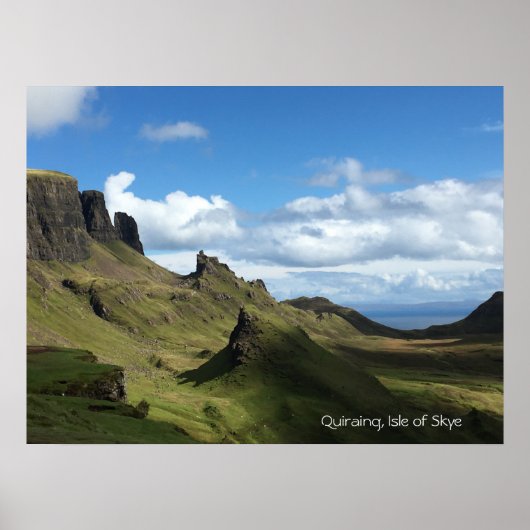 Quiraing Skye Poster (Voorkant)