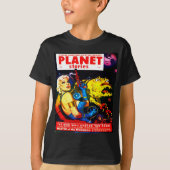 QUIRKY 1950s RETRO Sci Fi PULP COMICS T-shirt (Voorkant)