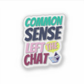 Quirky Aesthetic Sticker (Voorkant)