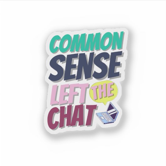 Quirky Aesthetic Sticker (Voorkant)