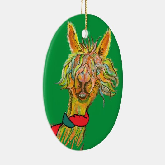 quirky alpaca 19Hilda ornament (Rechts)