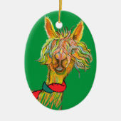 quirky alpaca 19Hilda ornament (Voorkant)