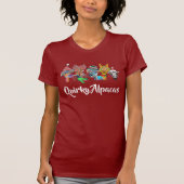 Quirky Alpacas Chistmas 19a T-shirt (Voorkant)