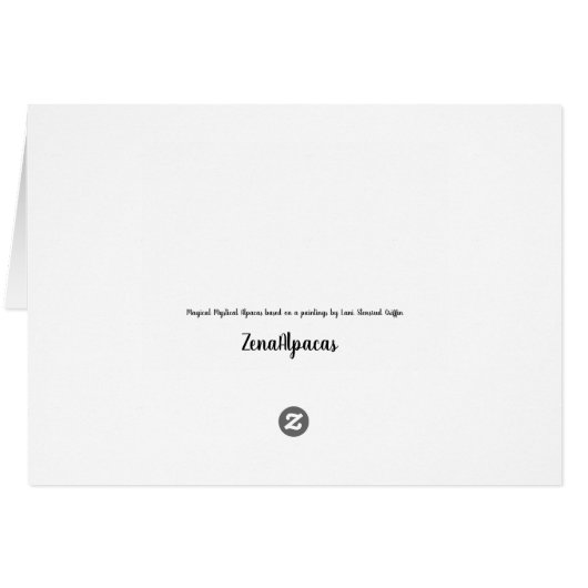 Quirky Alpacas Merry-kerstkaart 19-2 (Achterkant Horizontaal)