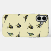 Quirky Bird Pattern Beige Case-Mate iPhone Case (Achterkant (horizontaal))