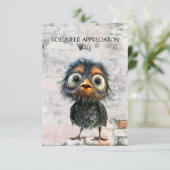 Quirky Bird Vrijwilligers Waarderingsdag (Staand voorkant)