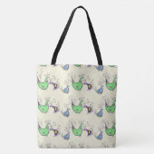 Quirky Birds Canvas tas (Voorkant)