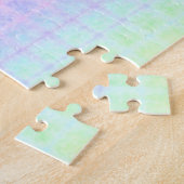 Quirky Boho Kawaii Schattigee Funky Pastel Regenbo Legpuzzel (Zijkant)