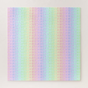 Quirky Boho Kawaii Schattigee Funky Pastel Regenbo Legpuzzel